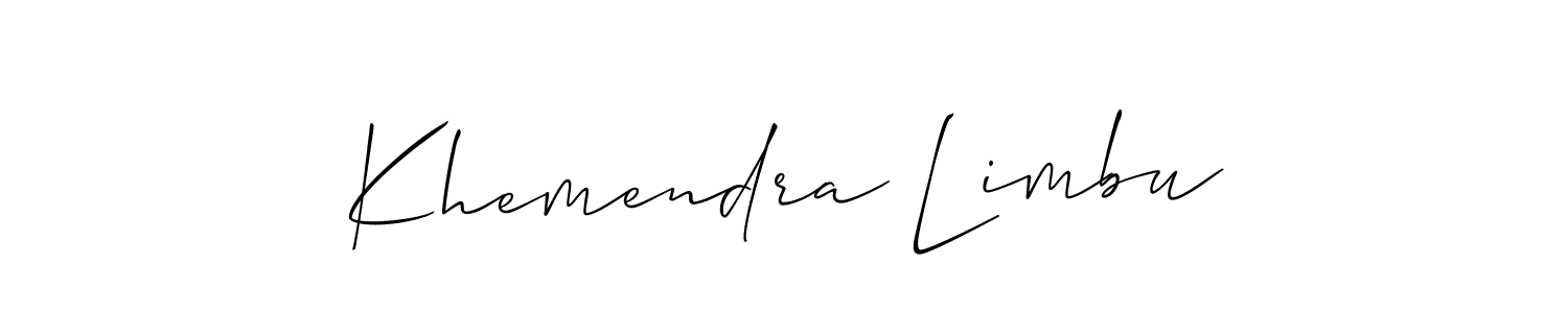 Here are the top 10 professional signature styles for the name Khemendra Limbu. These are the best autograph styles you can use for your name. Khemendra Limbu signature style 2 images and pictures png
