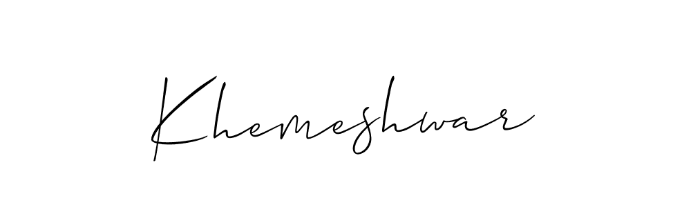 Here are the top 10 professional signature styles for the name Khemeshwar. These are the best autograph styles you can use for your name. Khemeshwar signature style 2 images and pictures png