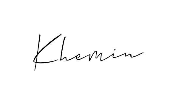 Check out images of Autograph of Khemin name. Actor Khemin Signature Style. Allison_Script is a professional sign style online. Khemin signature style 2 images and pictures png