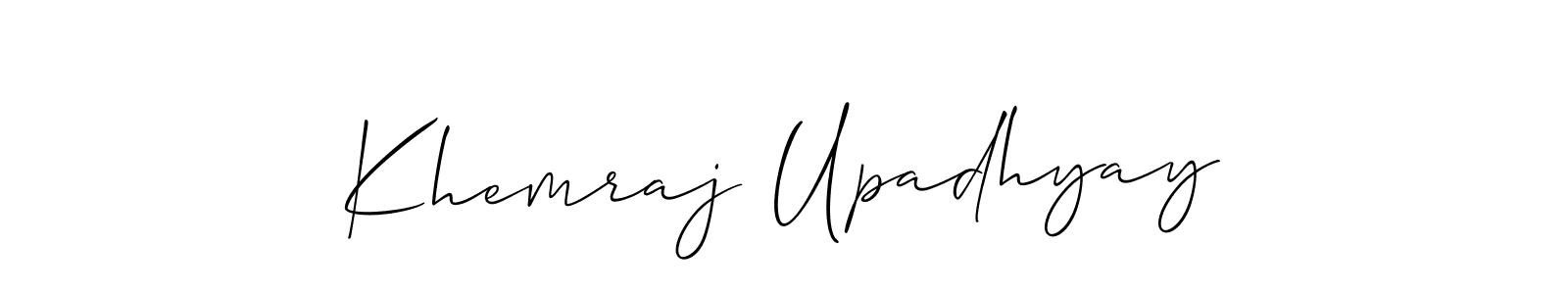 Once you've used our free online signature maker to create your best signature Allison_Script style, it's time to enjoy all of the benefits that Khemraj Upadhyay name signing documents. Khemraj Upadhyay signature style 2 images and pictures png