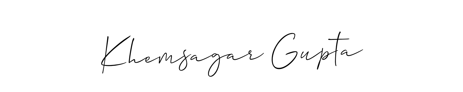 Check out images of Autograph of Khemsagar Gupta name. Actor Khemsagar Gupta Signature Style. Allison_Script is a professional sign style online. Khemsagar Gupta signature style 2 images and pictures png