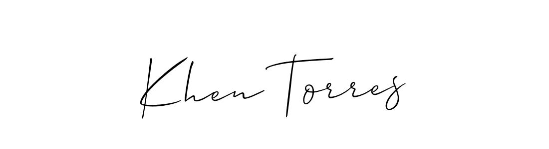 Check out images of Autograph of Khen Torres name. Actor Khen Torres Signature Style. Allison_Script is a professional sign style online. Khen Torres signature style 2 images and pictures png