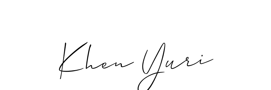 This is the best signature style for the Khen Yuri name. Also you like these signature font (Allison_Script). Mix name signature. Khen Yuri signature style 2 images and pictures png