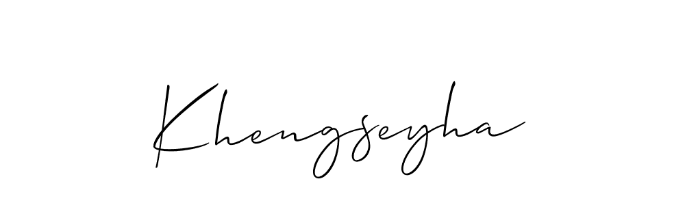 This is the best signature style for the Khengseyha name. Also you like these signature font (Allison_Script). Mix name signature. Khengseyha signature style 2 images and pictures png