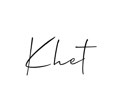 Khet stylish signature style. Best Handwritten Sign (Allison_Script) for my name. Handwritten Signature Collection Ideas for my name Khet. Khet signature style 2 images and pictures png