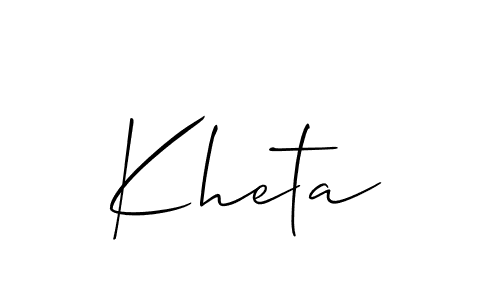 You can use this online signature creator to create a handwritten signature for the name Kheta. This is the best online autograph maker. Kheta signature style 2 images and pictures png