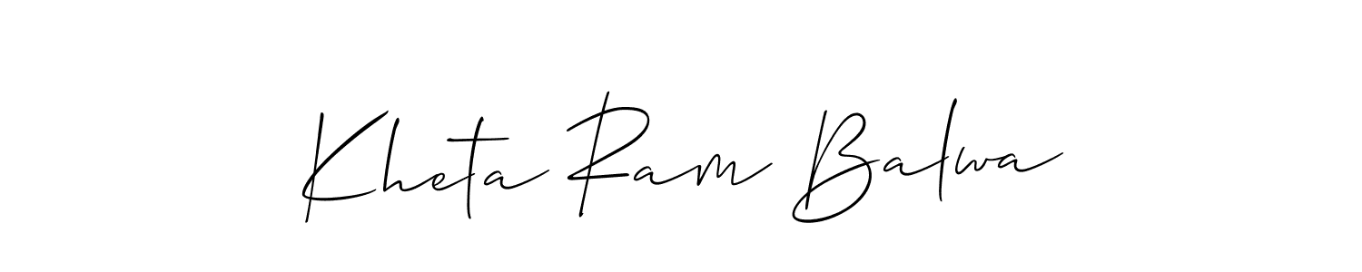 Check out images of Autograph of Kheta Ram Balwa name. Actor Kheta Ram Balwa Signature Style. Allison_Script is a professional sign style online. Kheta Ram Balwa signature style 2 images and pictures png