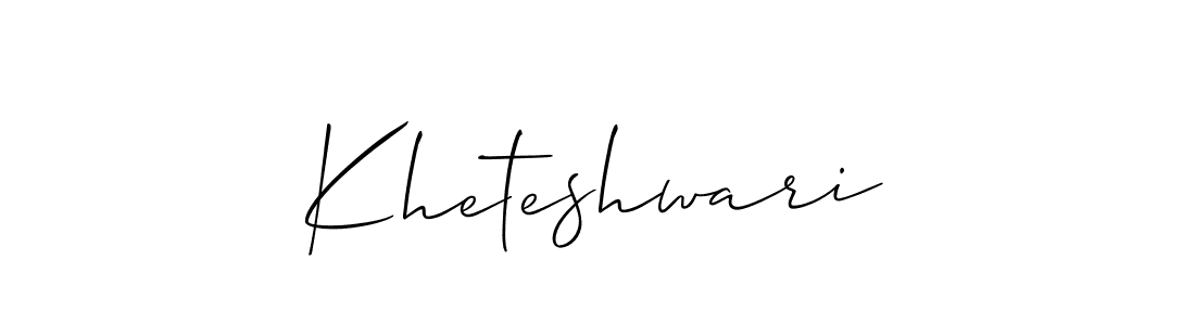 Also You can easily find your signature by using the search form. We will create Kheteshwari name handwritten signature images for you free of cost using Allison_Script sign style. Kheteshwari signature style 2 images and pictures png