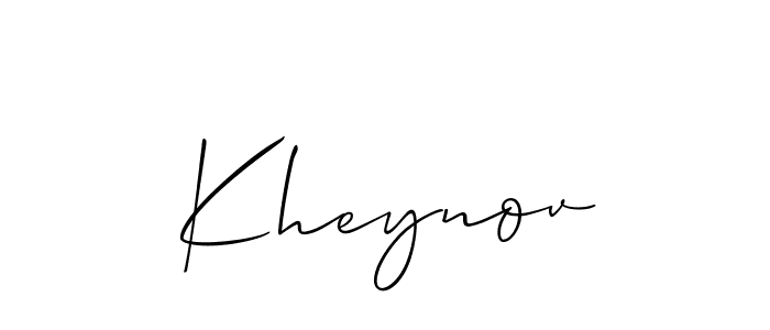 How to Draw Kheynov signature style? Allison_Script is a latest design signature styles for name Kheynov. Kheynov signature style 2 images and pictures png