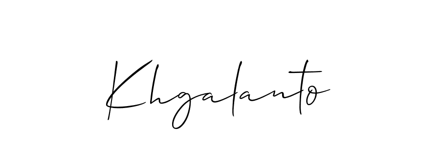 Also You can easily find your signature by using the search form. We will create Khgalanto name handwritten signature images for you free of cost using Allison_Script sign style. Khgalanto signature style 2 images and pictures png