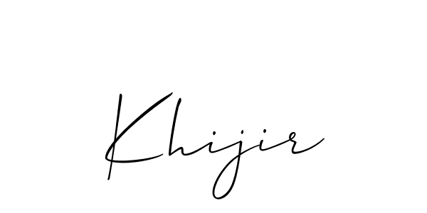 Check out images of Autograph of Khijir name. Actor Khijir Signature Style. Allison_Script is a professional sign style online. Khijir signature style 2 images and pictures png