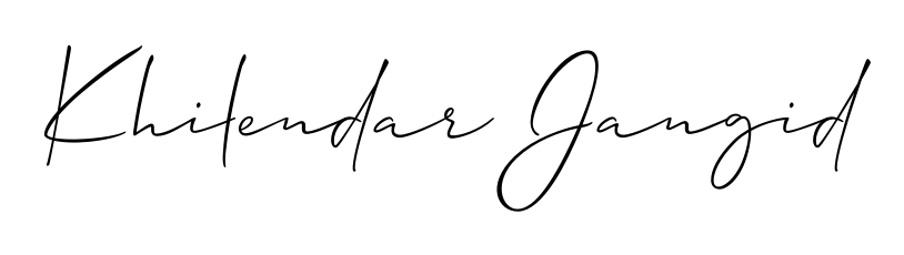 Elevate your brand with a stunning Khilendar Jangid eSignature. The Allison_Script style provides a balanced, flowing aesthetic for everyday signing. Khilendar Jangid signature style 2 images and pictures png