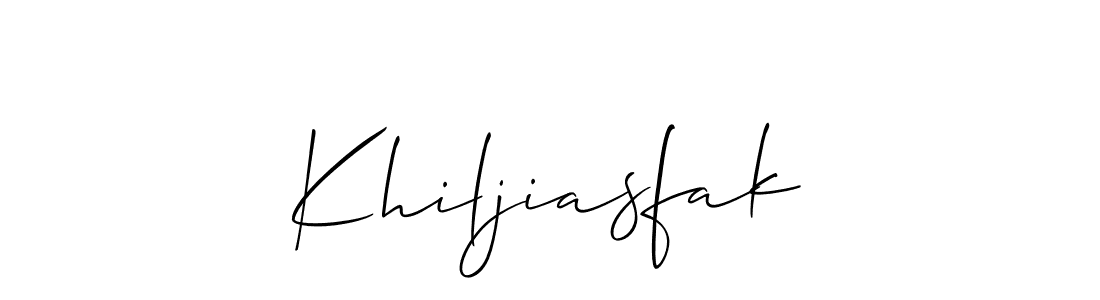 Here are the top 10 professional signature styles for the name Khiljiasfak. These are the best autograph styles you can use for your name. Khiljiasfak signature style 2 images and pictures png