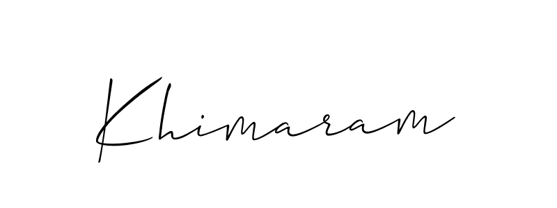 Make a beautiful signature design for name Khimaram. Use this online signature maker to create a handwritten signature for free. Khimaram signature style 2 images and pictures png