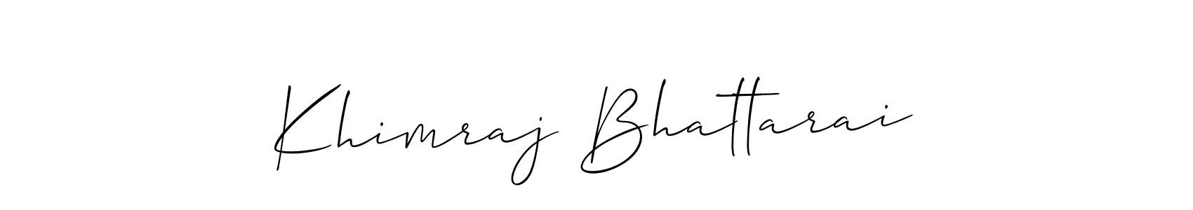 Best and Professional Signature Style for Khimraj Bhattarai. Allison_Script Best Signature Style Collection. Khimraj Bhattarai signature style 2 images and pictures png