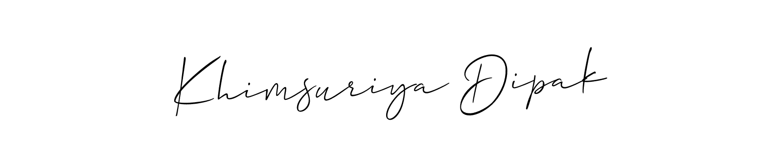 Here are the top 10 professional signature styles for the name Khimsuriya Dipak. These are the best autograph styles you can use for your name. Khimsuriya Dipak signature style 2 images and pictures png