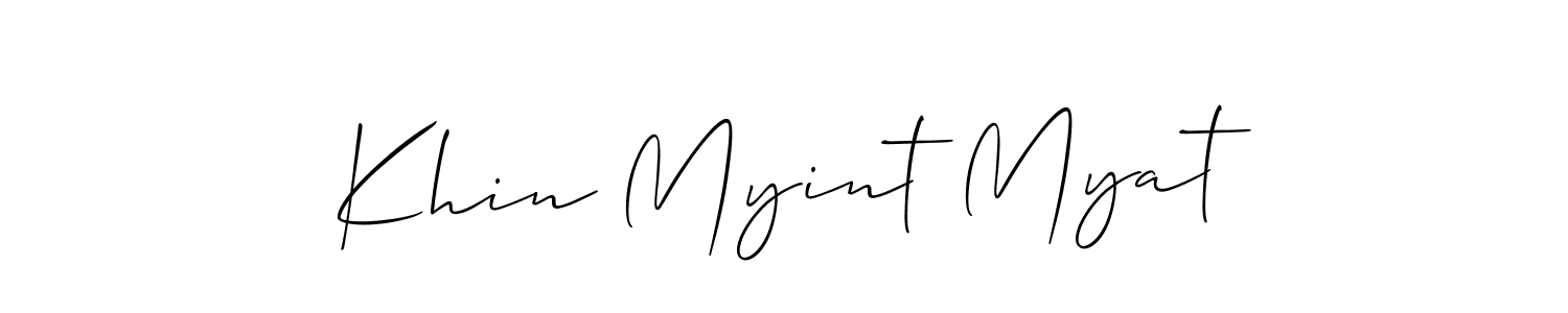 Once you've used our free online signature maker to create your best signature Allison_Script style, it's time to enjoy all of the benefits that Khin Myint Myat name signing documents. Khin Myint Myat signature style 2 images and pictures png