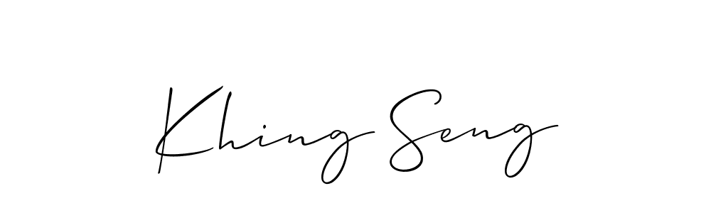 You can use this online signature creator to create a handwritten signature for the name Khing Seng. This is the best online autograph maker. Khing Seng signature style 2 images and pictures png