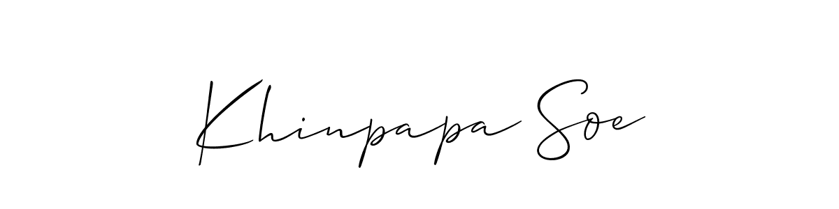 Best and Professional Signature Style for Khinpapa Soe. Allison_Script Best Signature Style Collection. Khinpapa Soe signature style 2 images and pictures png