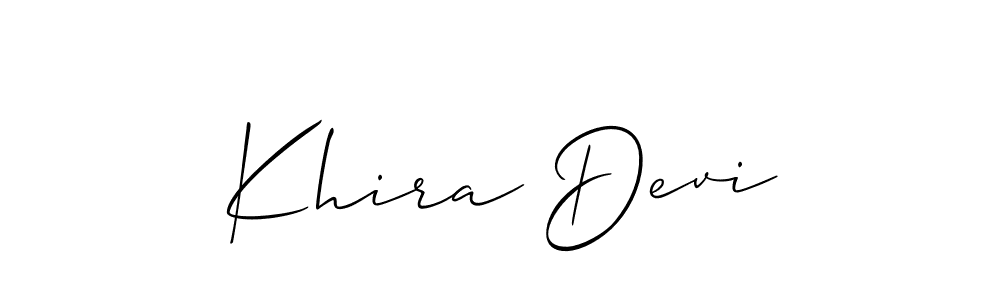 This is the best signature style for the Khira Devi name. Also you like these signature font (Allison_Script). Mix name signature. Khira Devi signature style 2 images and pictures png