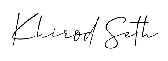 Practice writing Khirod Seth with the flow of Allison_Script lettering. A fantastic source of inspiration for developing your personal signature style. Khirod Seth signature style 2 images and pictures png