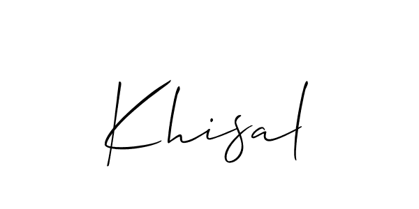 You can use this online signature creator to create a handwritten signature for the name Khisal. This is the best online autograph maker. Khisal signature style 2 images and pictures png
