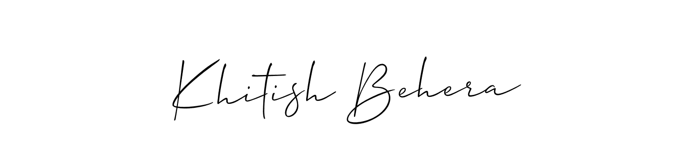 Check out images of Autograph of Khitish Behera name. Actor Khitish Behera Signature Style. Allison_Script is a professional sign style online. Khitish Behera signature style 2 images and pictures png