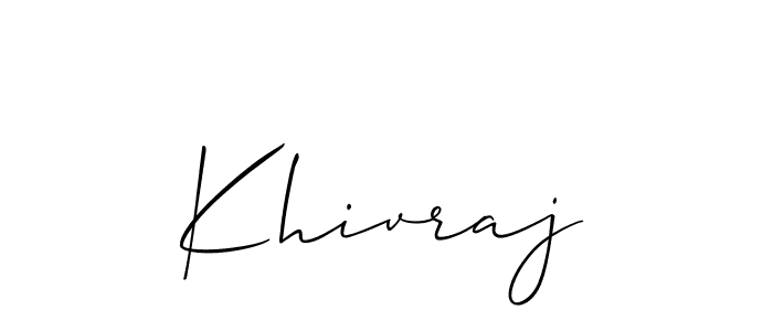 You can use this online signature creator to create a handwritten signature for the name Khivraj. This is the best online autograph maker. Khivraj signature style 2 images and pictures png