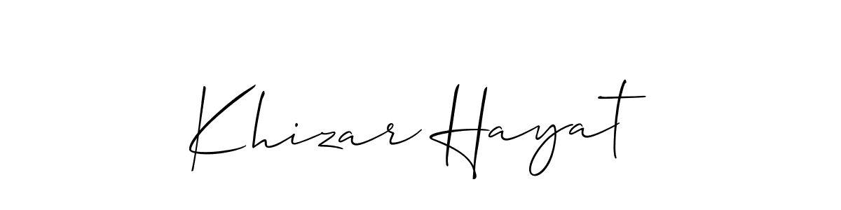 Here are the top 10 professional signature styles for the name Khizar Hayat. These are the best autograph styles you can use for your name. Khizar Hayat signature style 2 images and pictures png