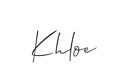 How to Draw Khloe signature style? Allison_Script is a latest design signature styles for name Khloe. Khloe signature style 2 images and pictures png