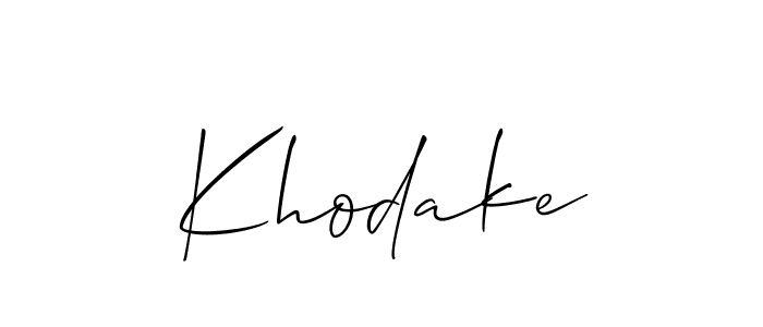 You can use this online signature creator to create a handwritten signature for the name Khodake. This is the best online autograph maker. Khodake signature style 2 images and pictures png