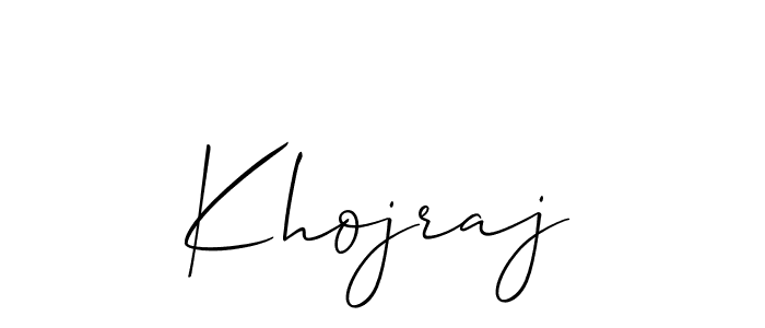 Similarly Allison_Script is the best handwritten signature design. Signature creator online .You can use it as an online autograph creator for name Khojraj. Khojraj signature style 2 images and pictures png