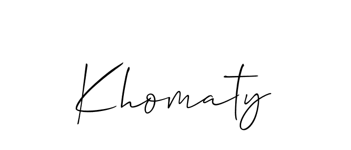 Check out images of Autograph of Khomaty name. Actor Khomaty Signature Style. Allison_Script is a professional sign style online. Khomaty signature style 2 images and pictures png