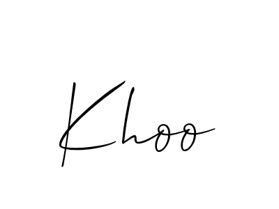 Make a beautiful signature design for name Khoo. Use this online signature maker to create a handwritten signature for free. Khoo signature style 2 images and pictures png