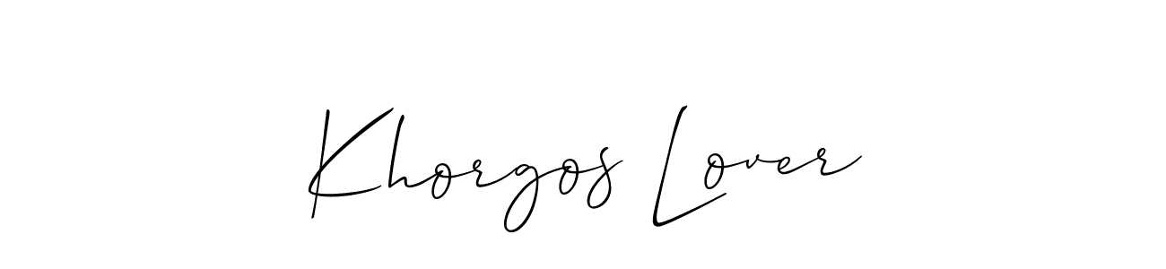 This is the best signature style for the Khorgos Lover name. Also you like these signature font (Allison_Script). Mix name signature. Khorgos Lover signature style 2 images and pictures png