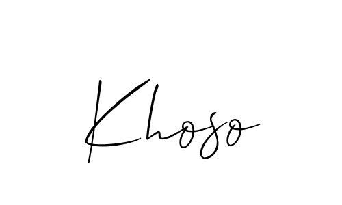 Make a beautiful signature design for name Khoso. Use this online signature maker to create a handwritten signature for free. Khoso signature style 2 images and pictures png
