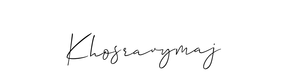 Check out images of Autograph of Khosravymaj name. Actor Khosravymaj Signature Style. Allison_Script is a professional sign style online. Khosravymaj signature style 2 images and pictures png