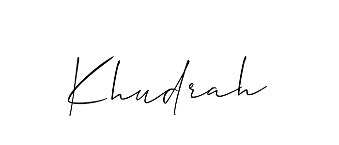 Here are the top 10 professional signature styles for the name Khudrah. These are the best autograph styles you can use for your name. Khudrah signature style 2 images and pictures png