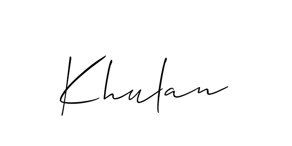 You can use this online signature creator to create a handwritten signature for the name Khulan. This is the best online autograph maker. Khulan signature style 2 images and pictures png