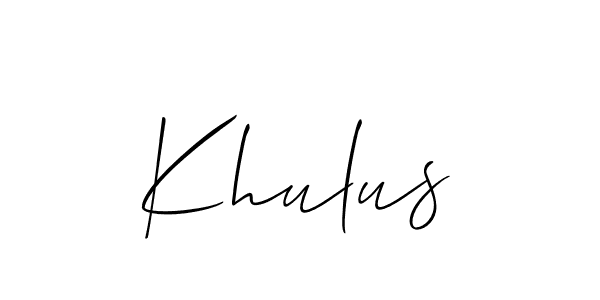 Here are the top 10 professional signature styles for the name Khulus. These are the best autograph styles you can use for your name. Khulus signature style 2 images and pictures png