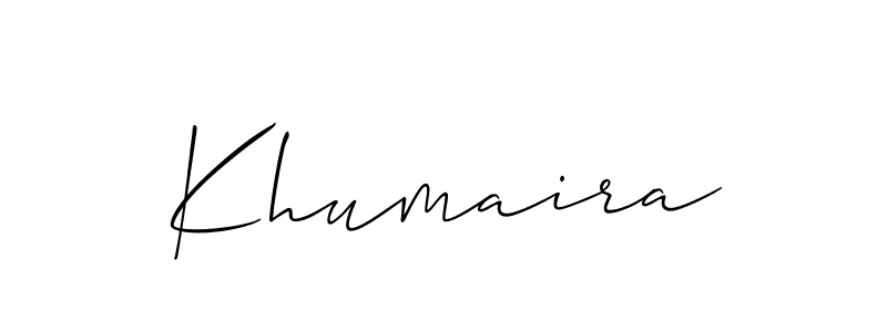 Once you've used our free online signature maker to create your best signature Allison_Script style, it's time to enjoy all of the benefits that Khumaira name signing documents. Khumaira signature style 2 images and pictures png