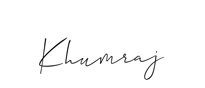 Best and Professional Signature Style for Khumraj. Allison_Script Best Signature Style Collection. Khumraj signature style 2 images and pictures png