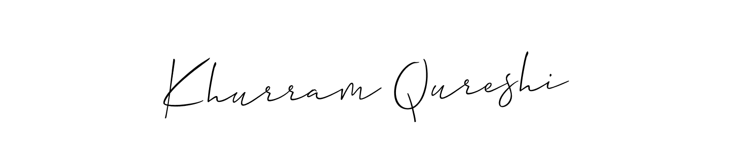 You can use this online signature creator to create a handwritten signature for the name Khurram Qureshi. This is the best online autograph maker. Khurram Qureshi signature style 2 images and pictures png