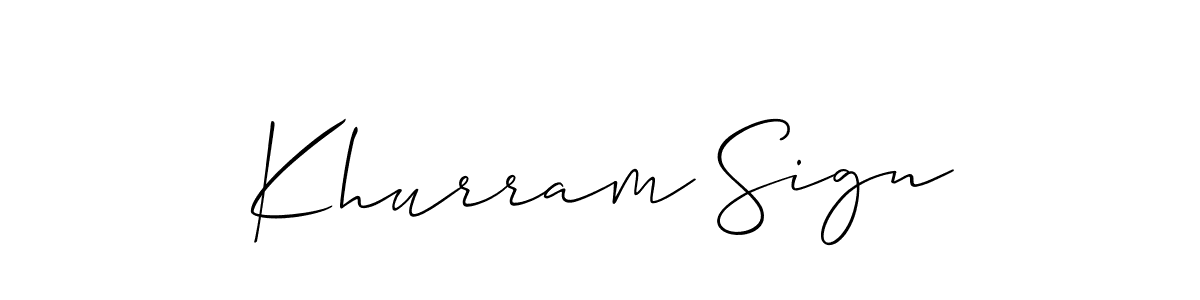 Once you've used our free online signature maker to create your best signature Allison_Script style, it's time to enjoy all of the benefits that Khurram Sign name signing documents. Khurram Sign signature style 2 images and pictures png