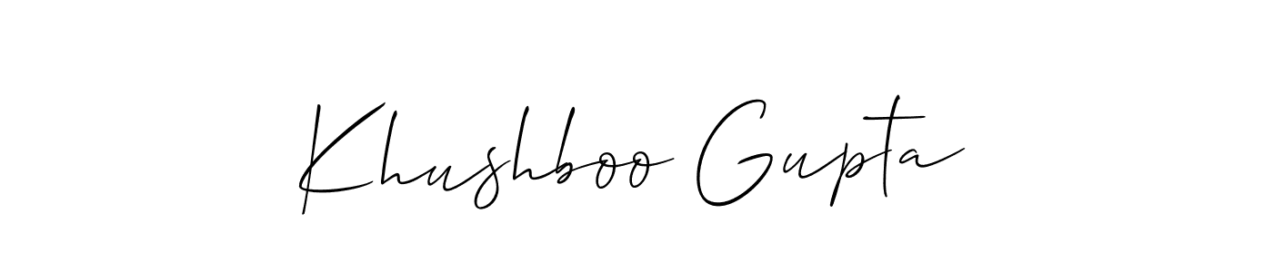 Check out images of Autograph of Khushboo Gupta name. Actor Khushboo Gupta Signature Style. Allison_Script is a professional sign style online. Khushboo Gupta signature style 2 images and pictures png