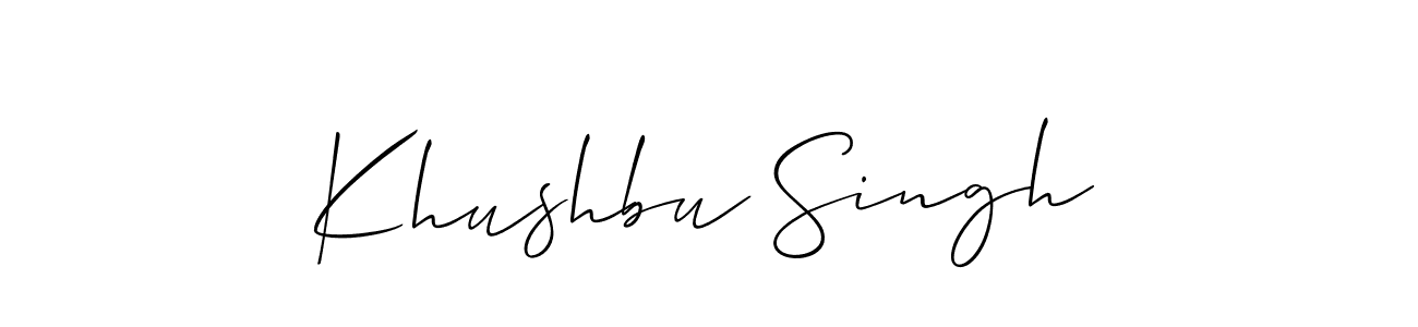 You can use this online signature creator to create a handwritten signature for the name Khushbu Singh. This is the best online autograph maker. Khushbu Singh signature style 2 images and pictures png