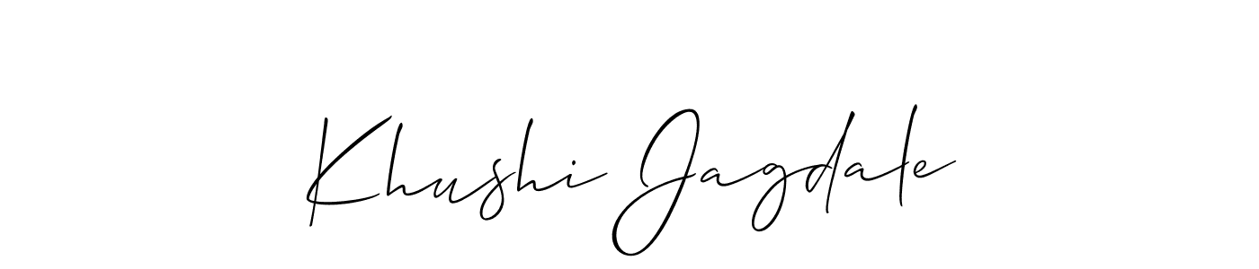Check out images of Autograph of Khushi Jagdale name. Actor Khushi Jagdale Signature Style. Allison_Script is a professional sign style online. Khushi Jagdale signature style 2 images and pictures png
