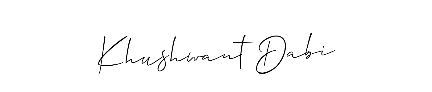Here are the top 10 professional signature styles for the name Khushwant Dabi. These are the best autograph styles you can use for your name. Khushwant Dabi signature style 2 images and pictures png