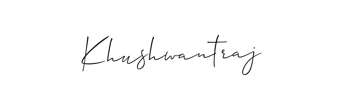 if you are searching for the best signature style for your name Khushwantraj. so please give up your signature search. here we have designed multiple signature styles  using Allison_Script. Khushwantraj signature style 2 images and pictures png