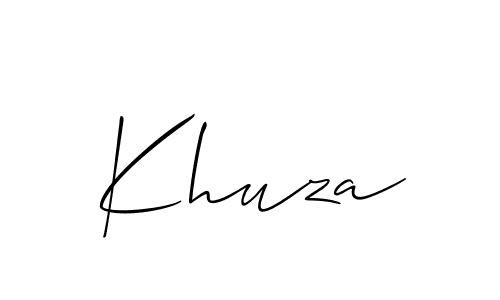 You can use this online signature creator to create a handwritten signature for the name Khuza. This is the best online autograph maker. Khuza signature style 2 images and pictures png